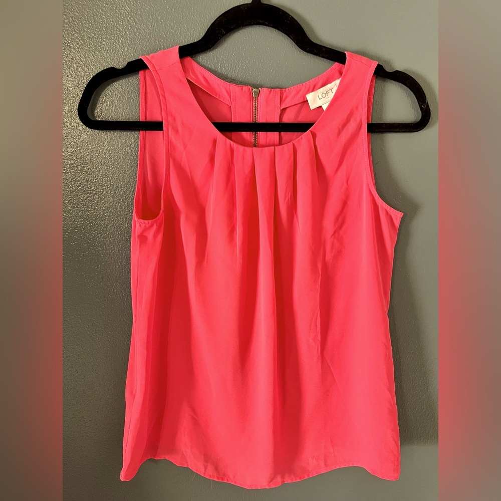 Loft XS Pink Tank Top
